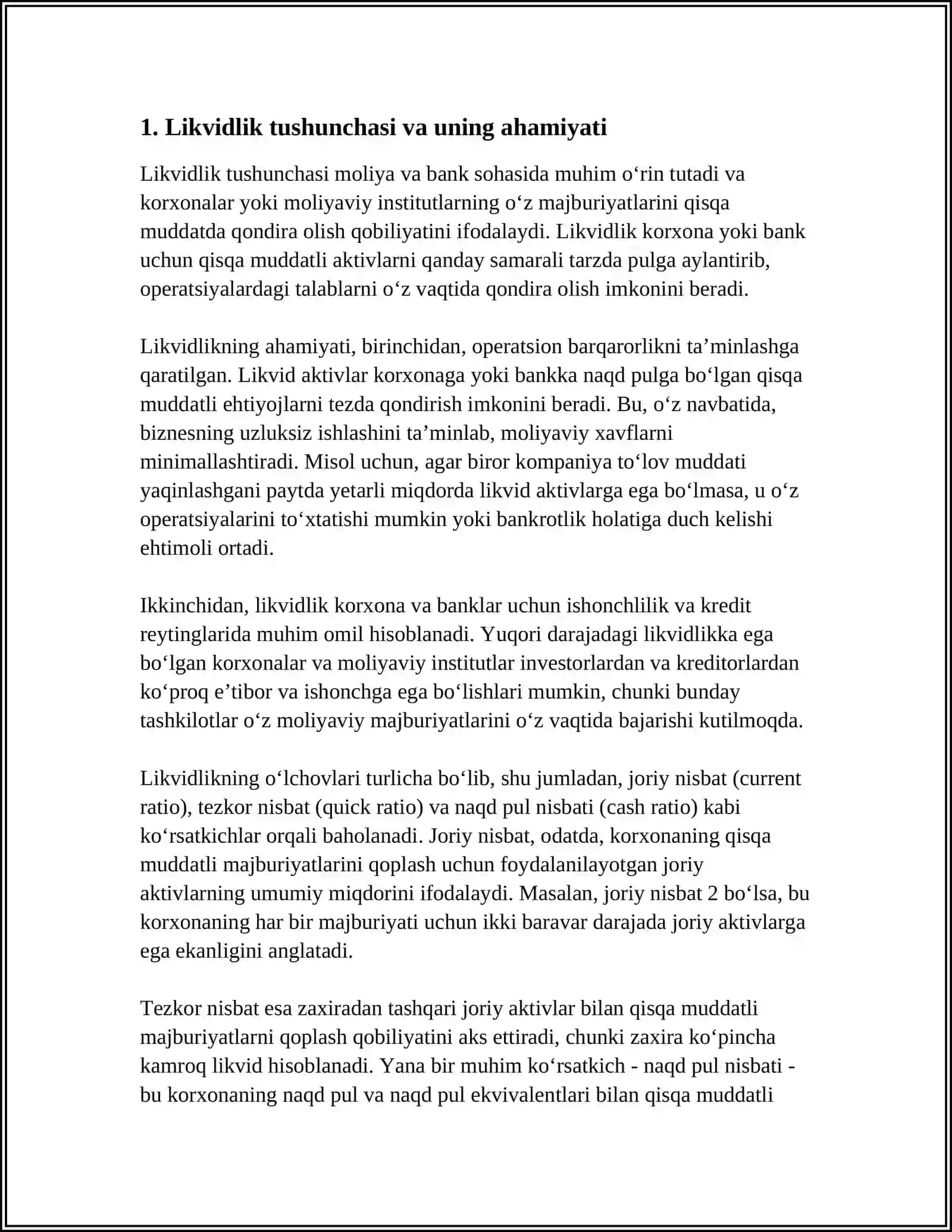LIKVIDLIK TUZOĞINING KELIB CHIQISH SABABLARI VA OQIBATLARI 3