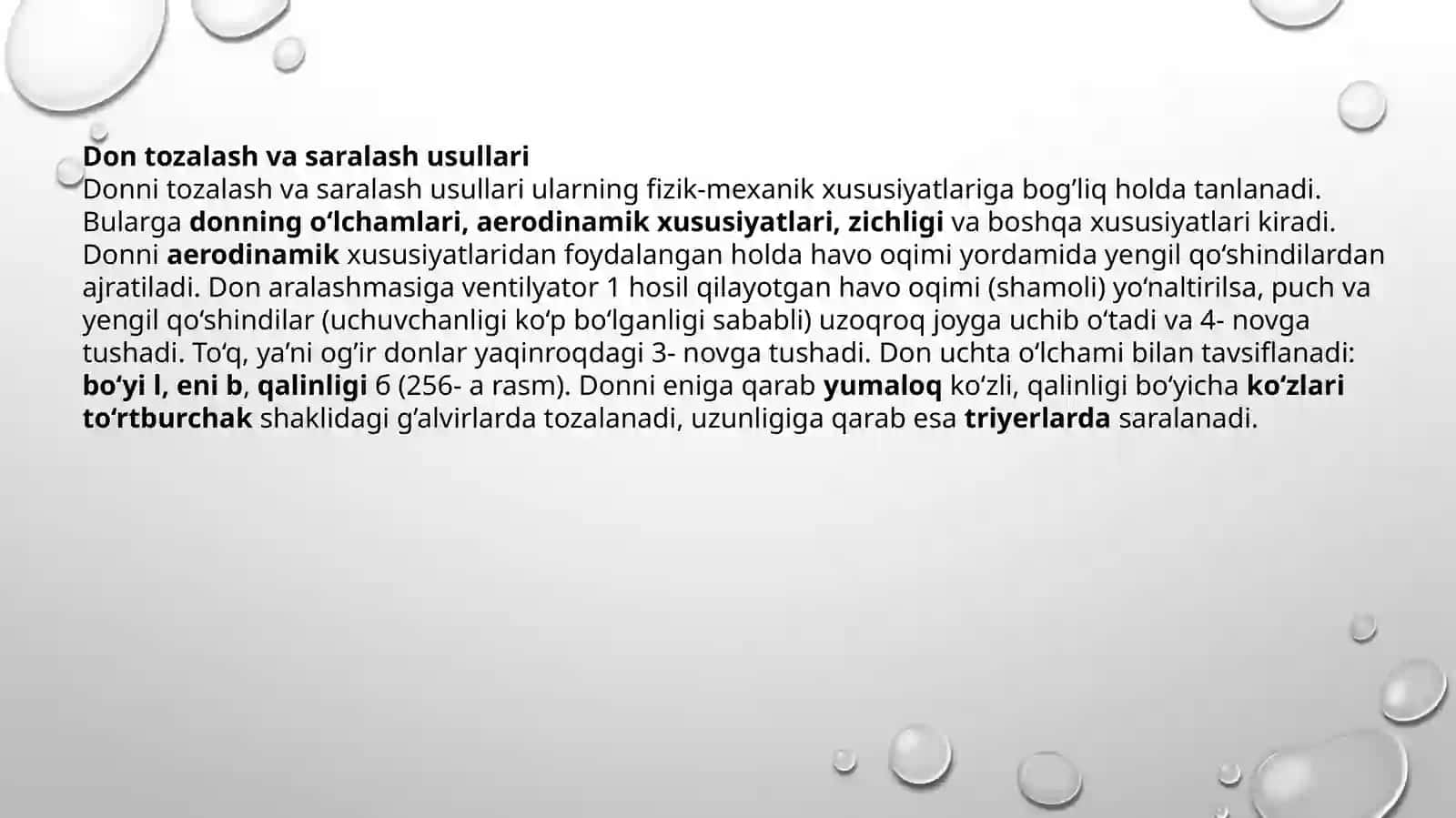 DON TOZALASH MASHINASINI ISHGA TAYYORLASHNI O’RGANISH 3