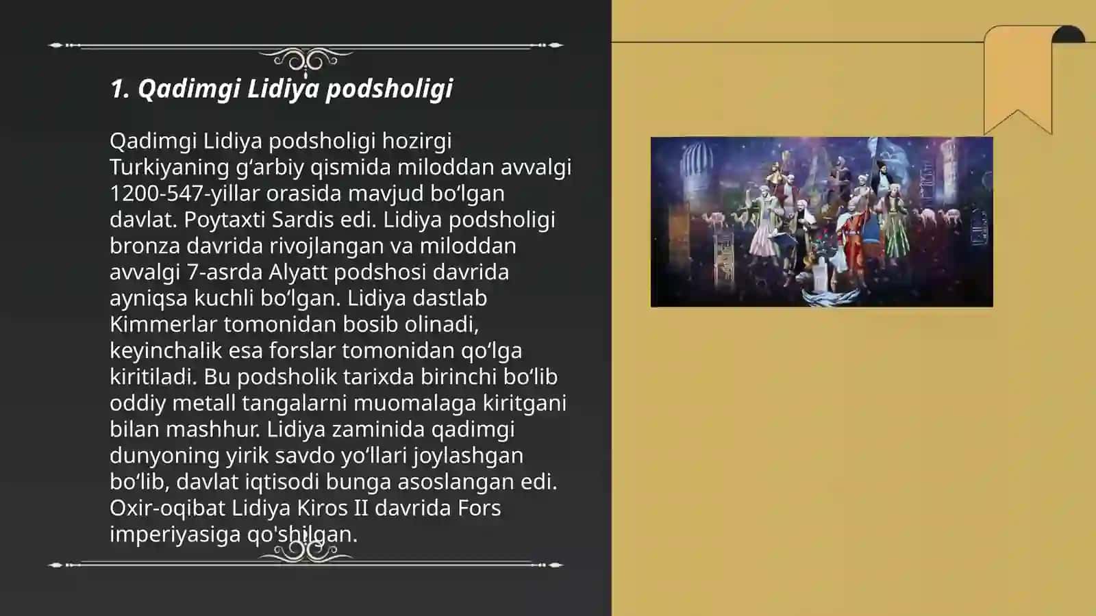 Qadimgi Lidiya podsholigi 3
