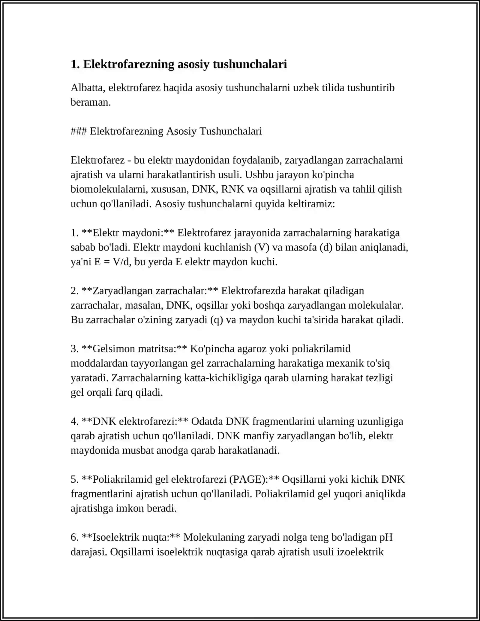 ELEKTROFAREZ USULI VA UNGA TASIR ETUVCHI OMILLAR 3
