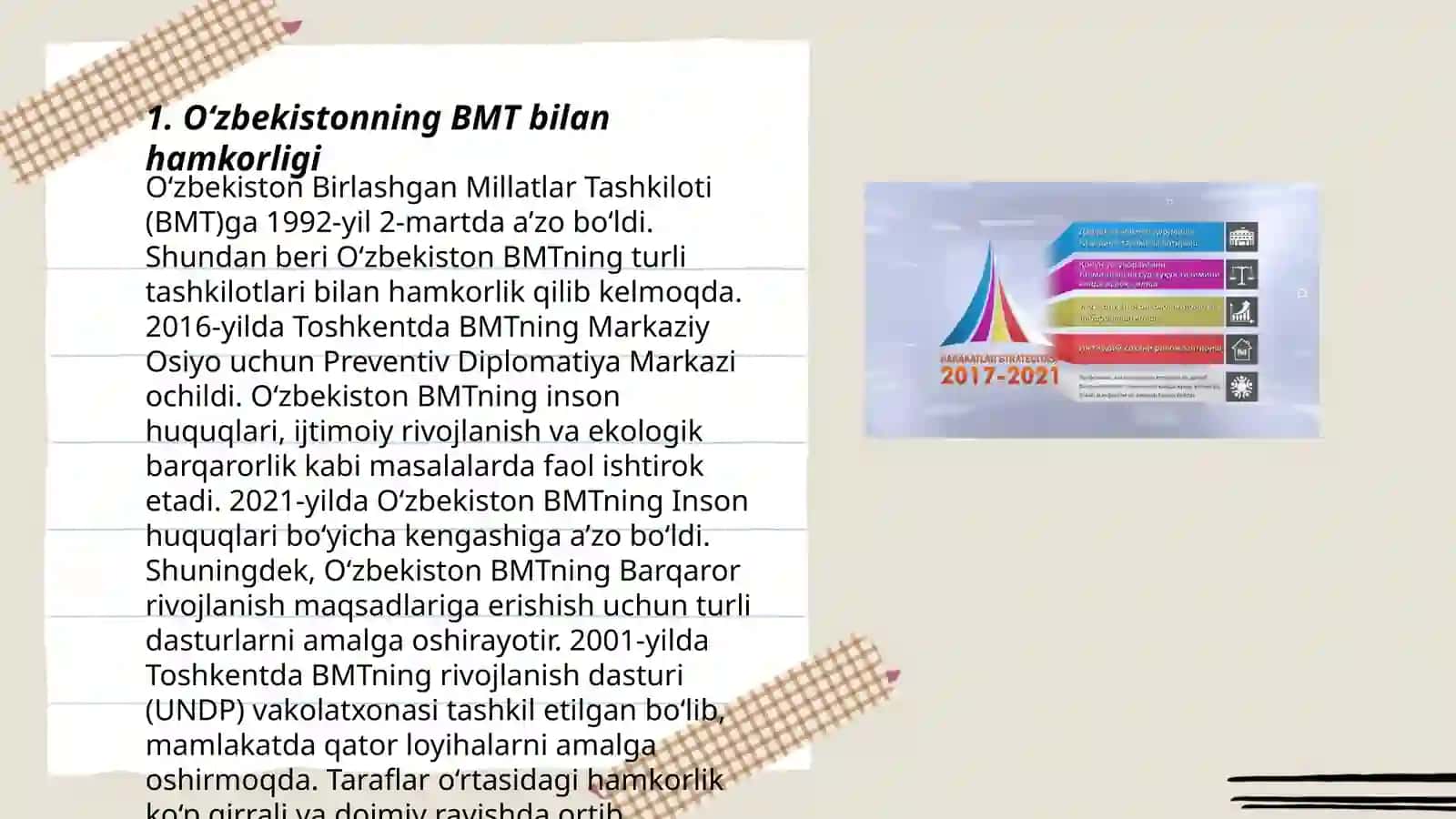 O'zbekistonning xalqaro tashkilotlar bilan hamkorligi 3