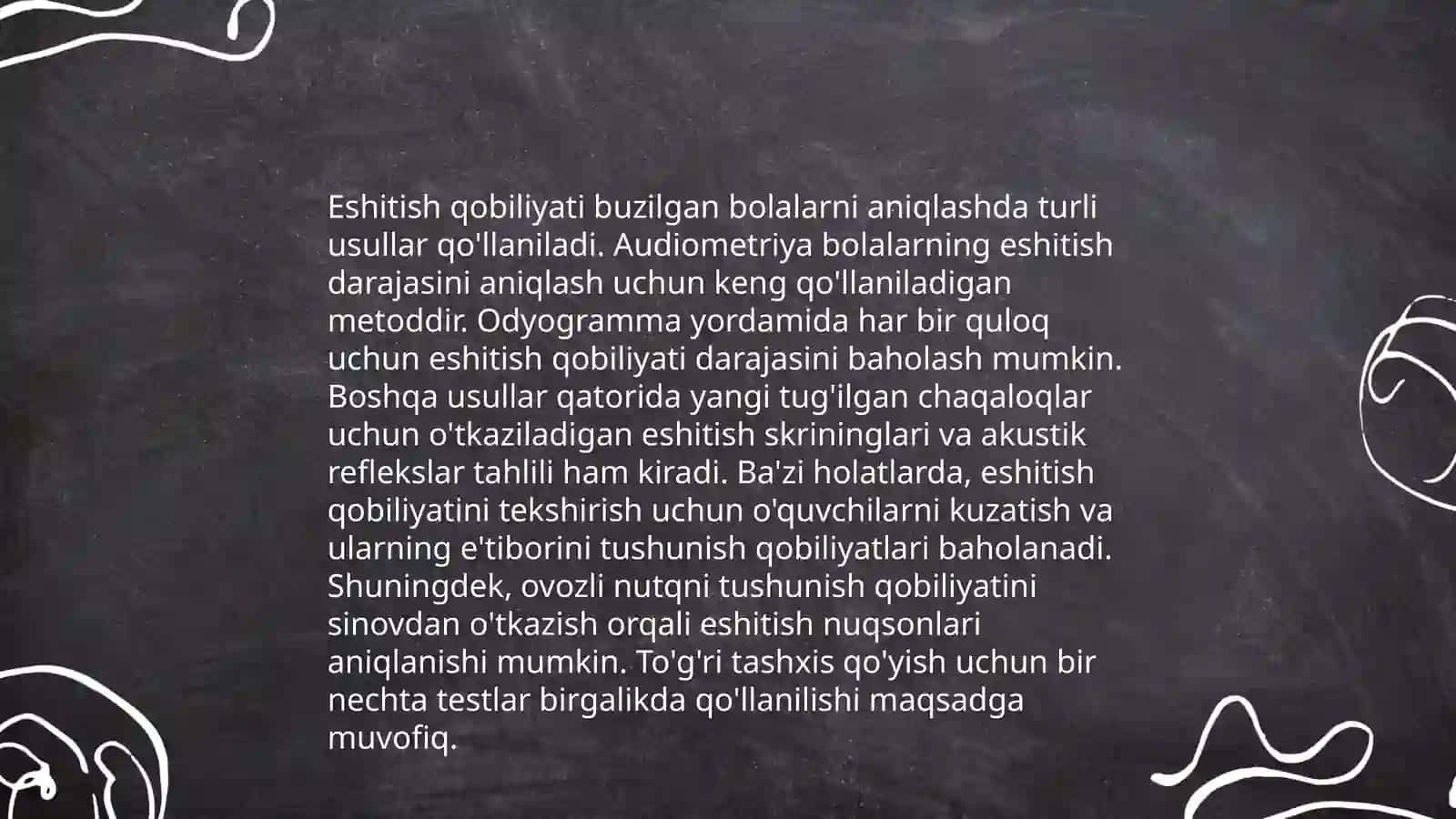 Eshitishida nuqsoni bo'lga bolalar bilan olib boriladigan korreksion ish 3