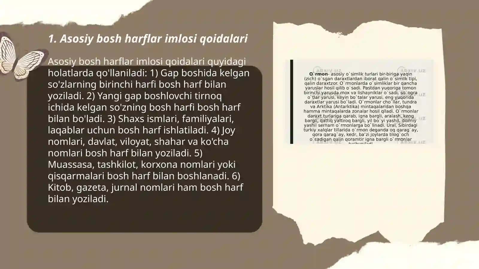 Bosh harflar imlosi va koʻchirib yozish qoidalari 3