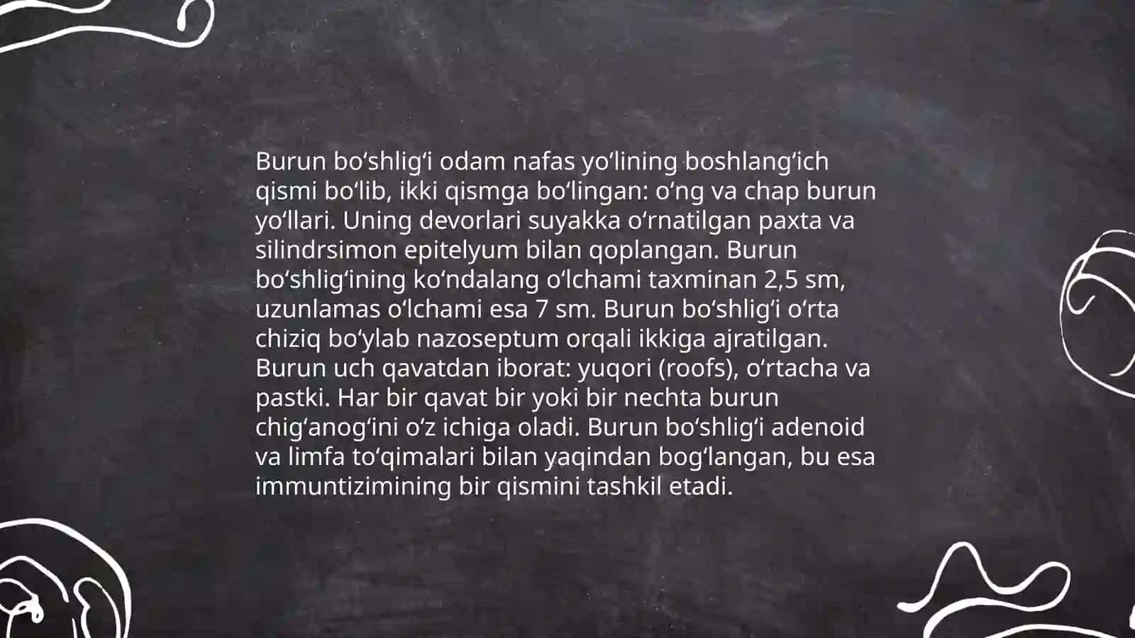 Burun boʻshligʻi va uning kasalliklari haqida tushuncha 3