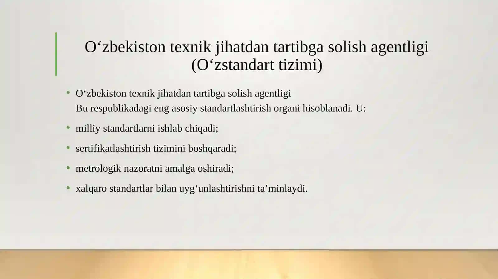 O'zbekiston Respublikasidagi standartlashtirish tashkilotlari 3