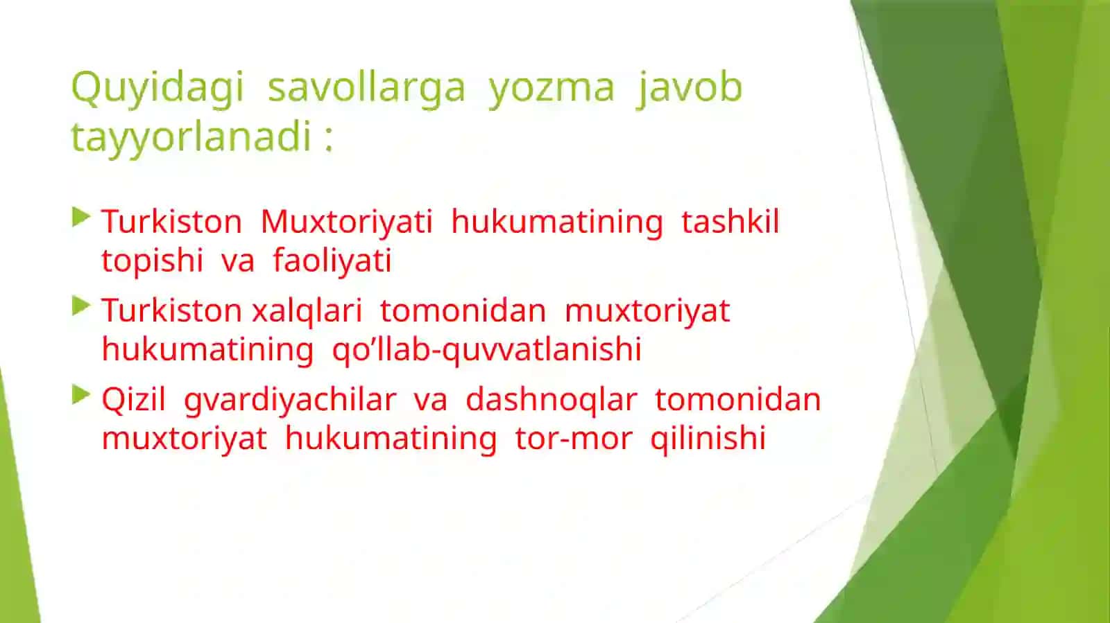 10-sinf O’zbekiston tarixi 3-Dars 3