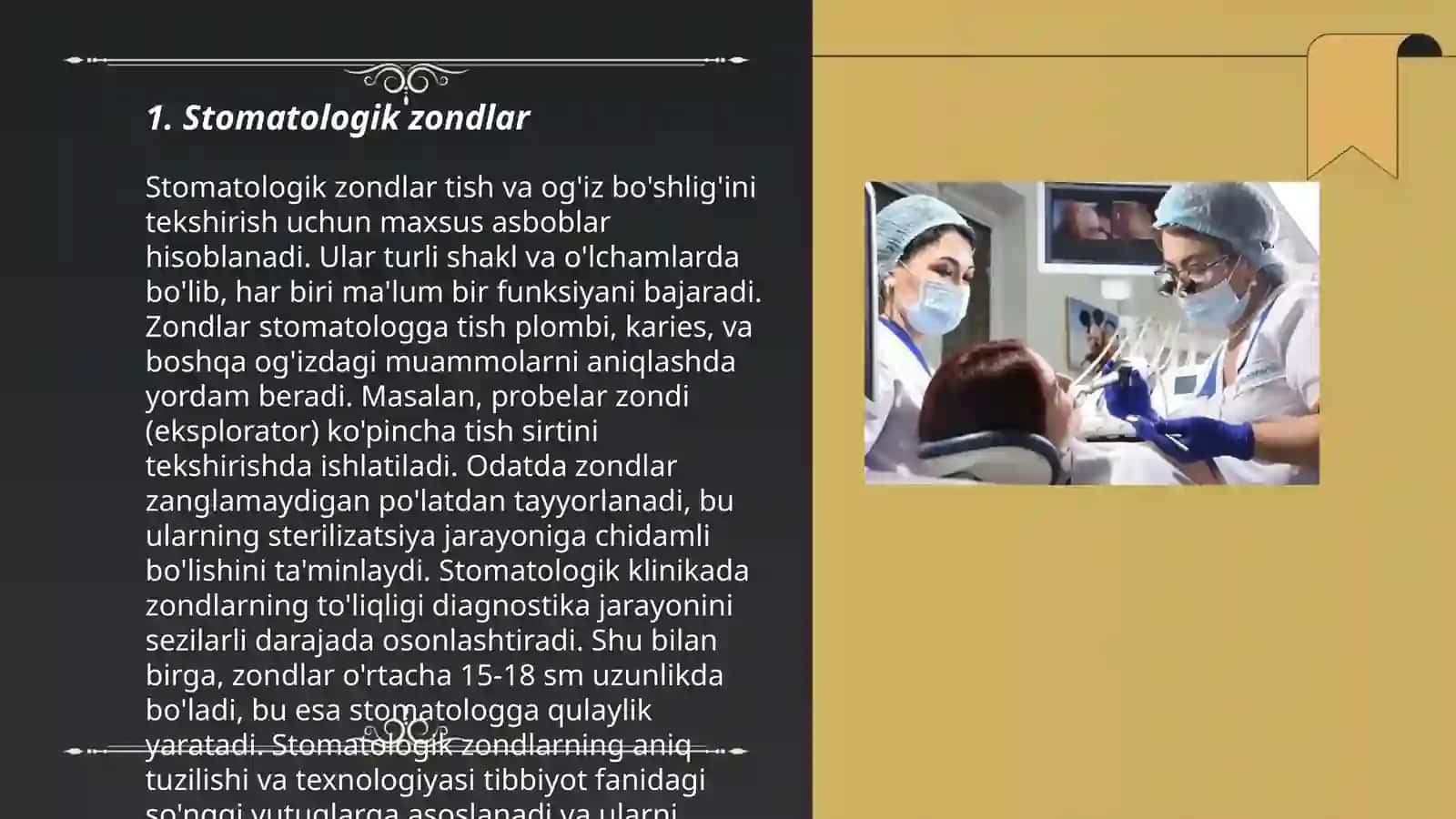 Stomatologik zondlar 3