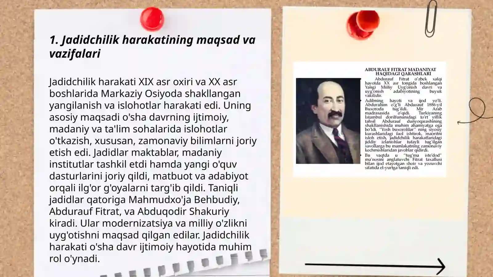 Jadid ma'rifatparvarlarning ólka ijtimoiy-manaviy hayotida tutgan órni (Munavvar Qori, Fitrat, Behbudiy, Avloniy) 3