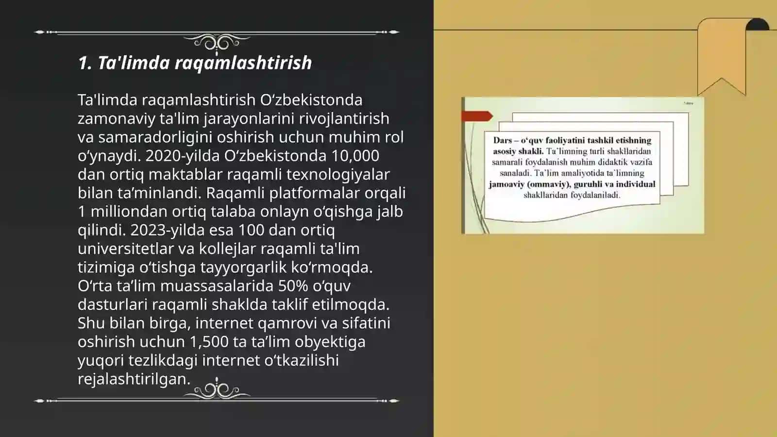 Ta’limning asosiy tendentsiyasi 3