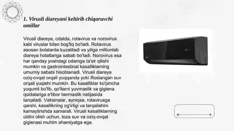 Virusli diareya. Vabo 3