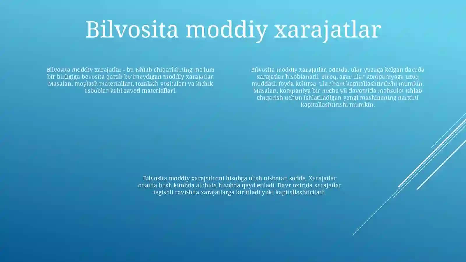 MaterialXarajatlariningHisobi 3