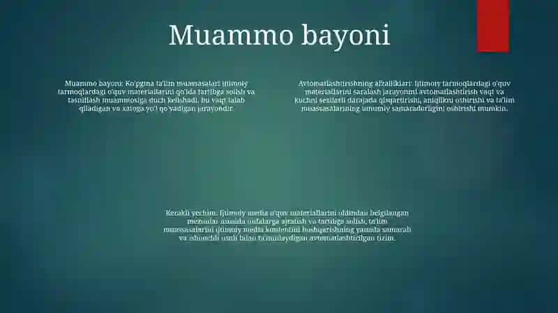 Sochiluvchan Materiallarni Saralash Jarayonini Avtomatlashtirish 3