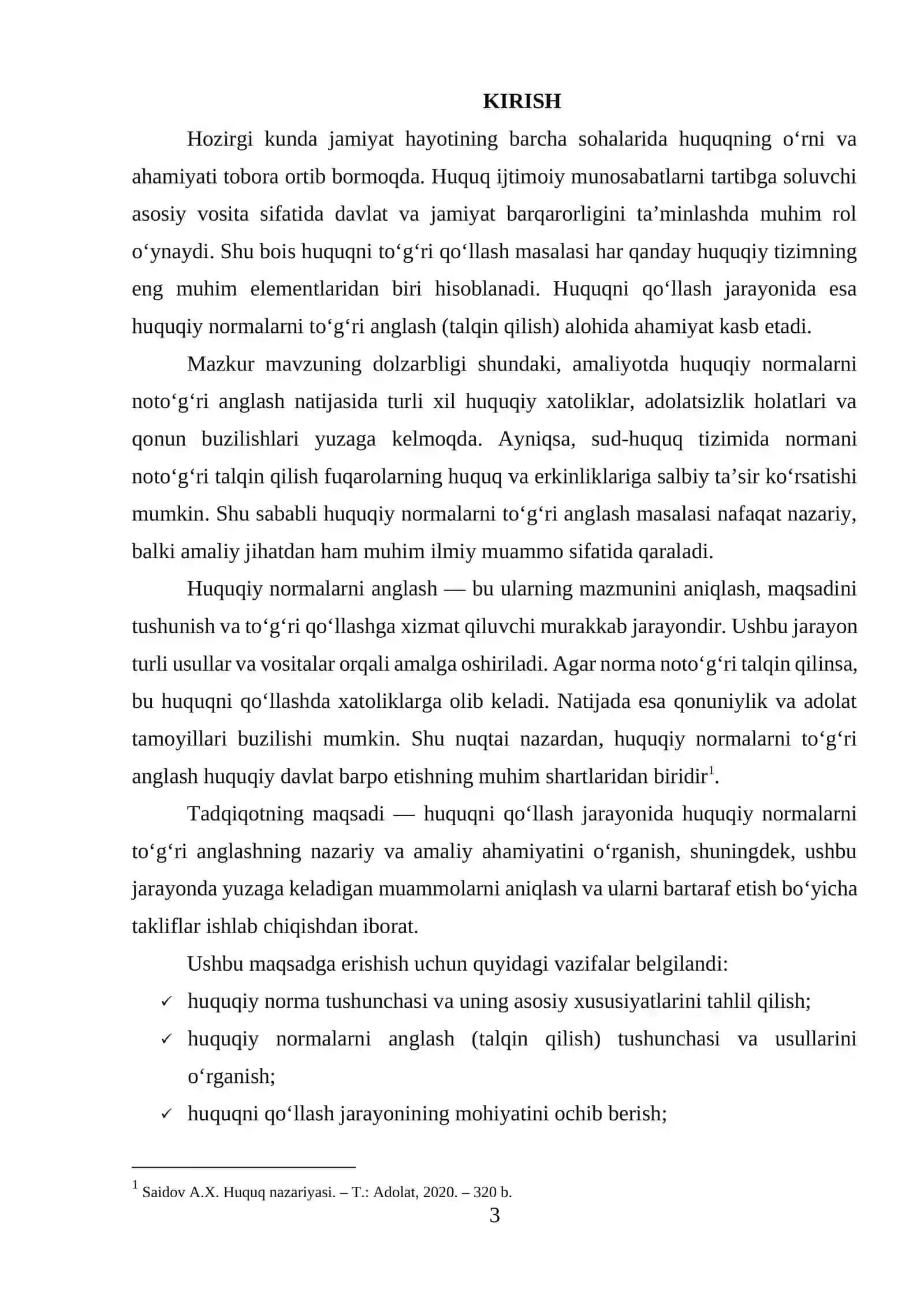 Huquqni qollashda huquqiy normalarni togri anglash ahamiyati 3