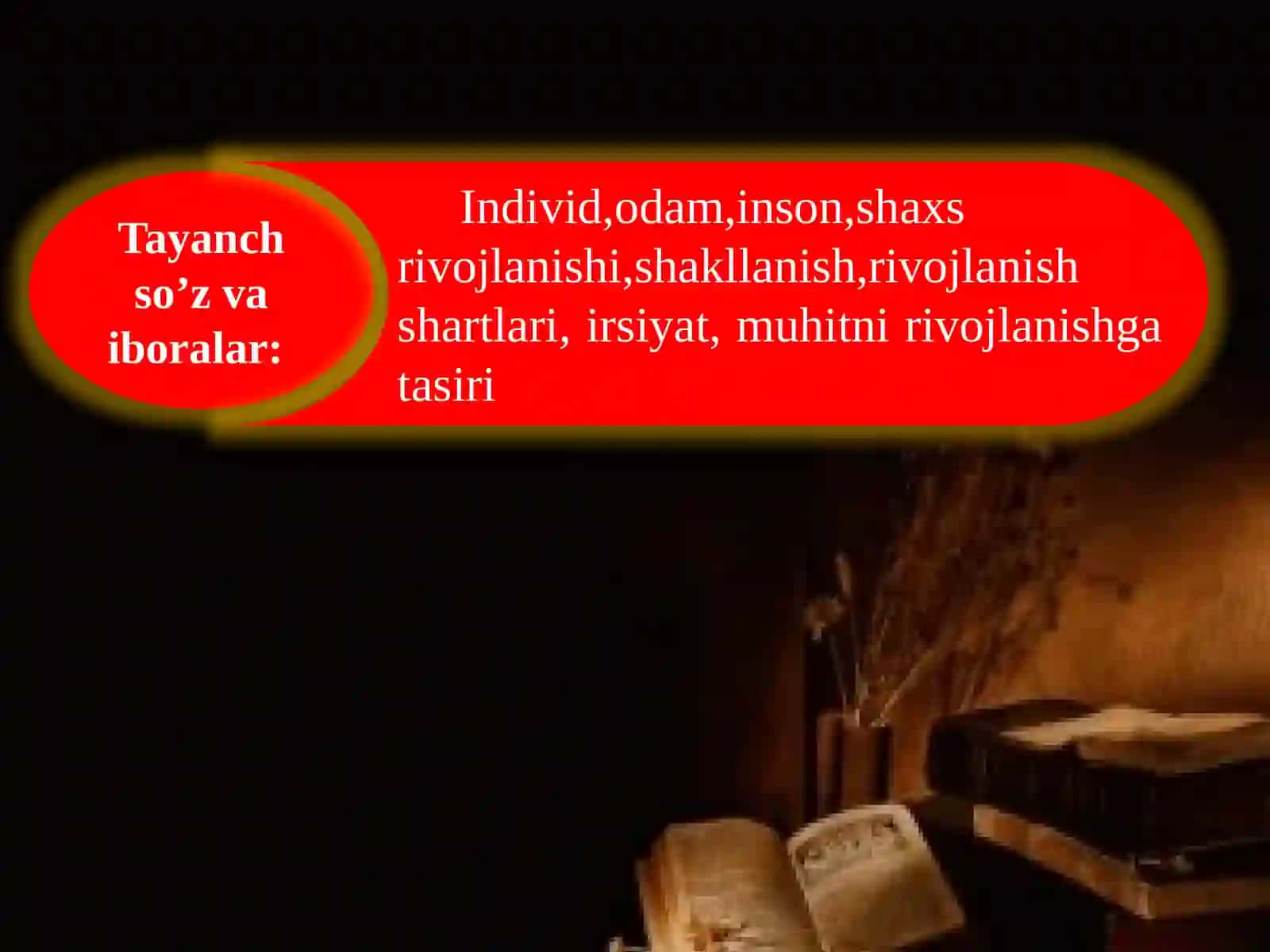 Shaxsning rivojlanishi, tarbiyasi va ijtimoiy o'sishuvi 3