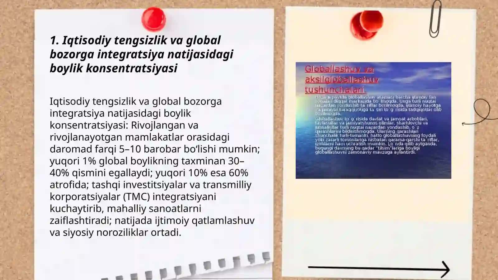 Globallashuv jarayoni muammolarining turlari 3