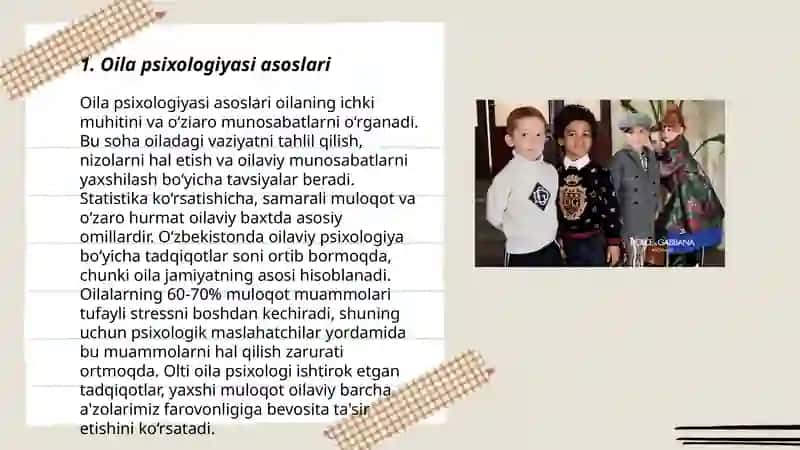 Oila va yoshlar,bolalar bilan ijtimoiy ish 3