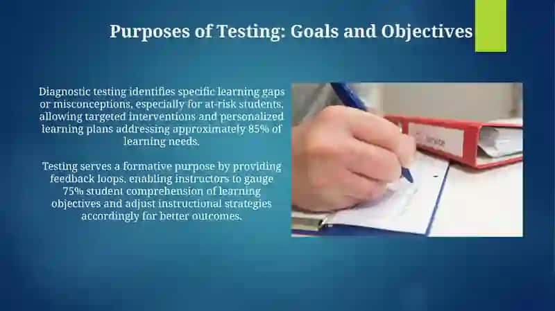 Types and purposes of tests 3