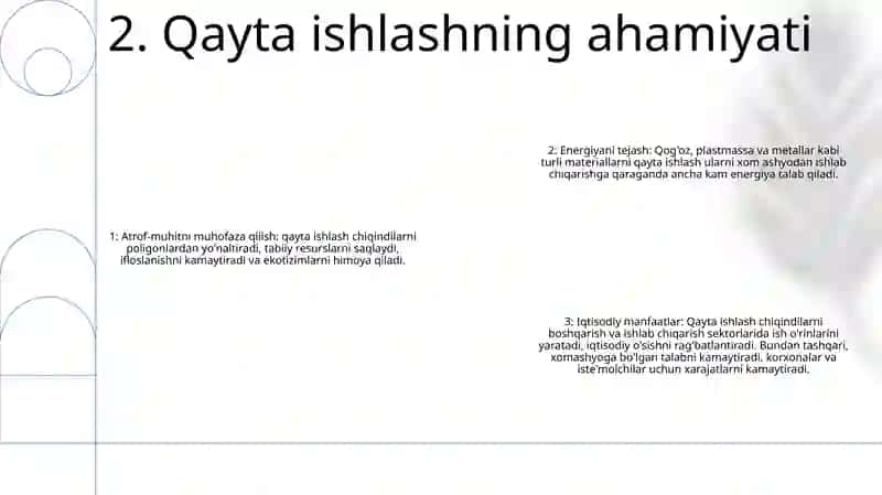 Qayta Ishlash Asosida Mahsulotlar Tayyorlash 3