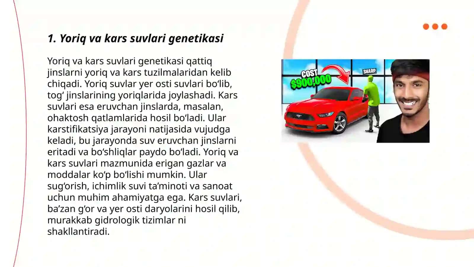 Yoriq va kars suvlari genetikasi 3