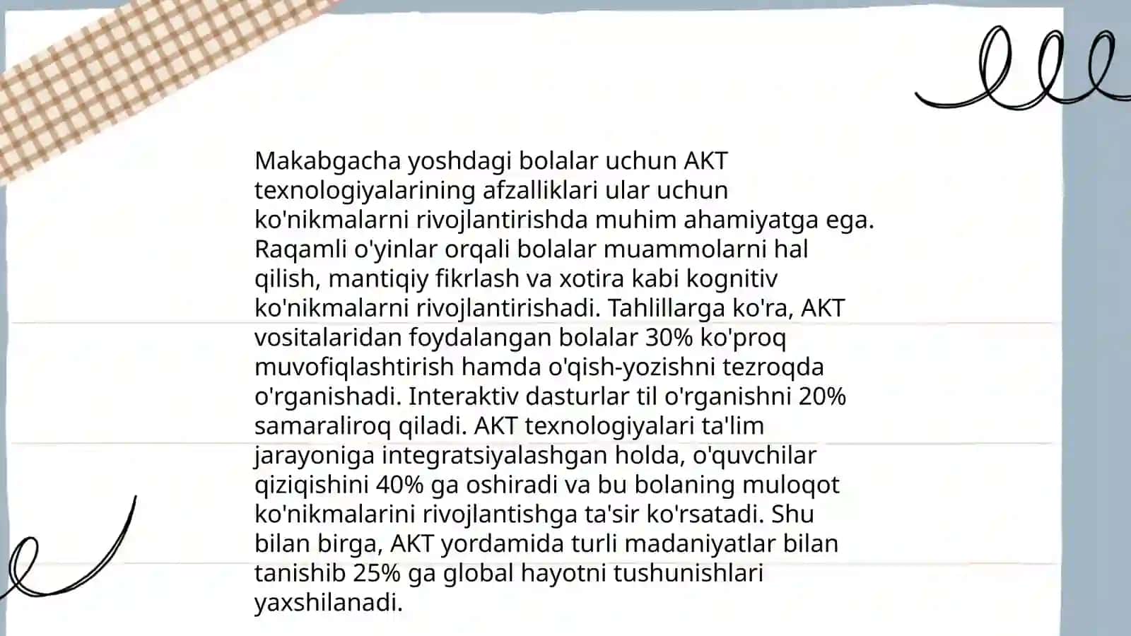 Maktabgacha yoshdagi bolalarni maktab ta'lim ga tayyorlashda AKT texnologiyalaridan foydalanish 3