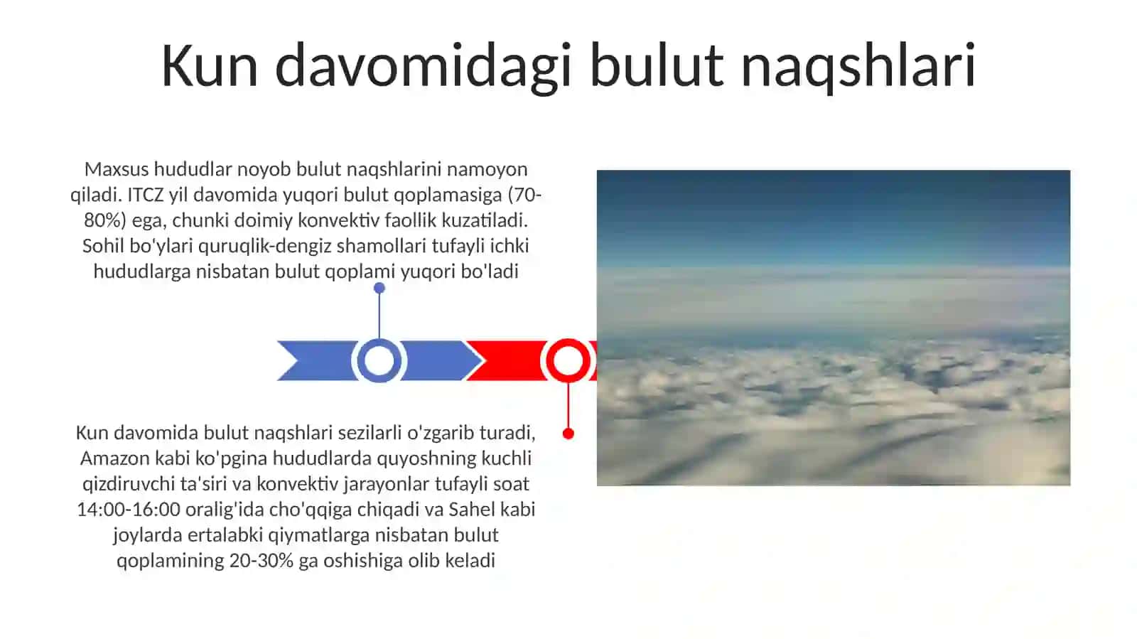 Bulutlarning sutkalik va yillik o'zgarishi 3