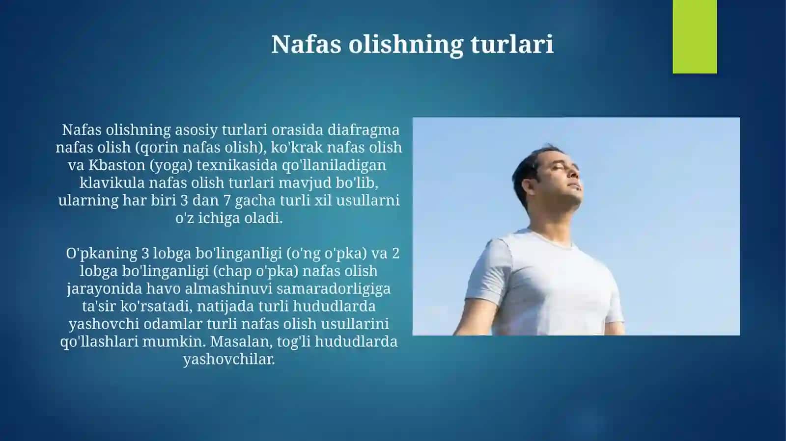 Nafas. Nafas olish 3