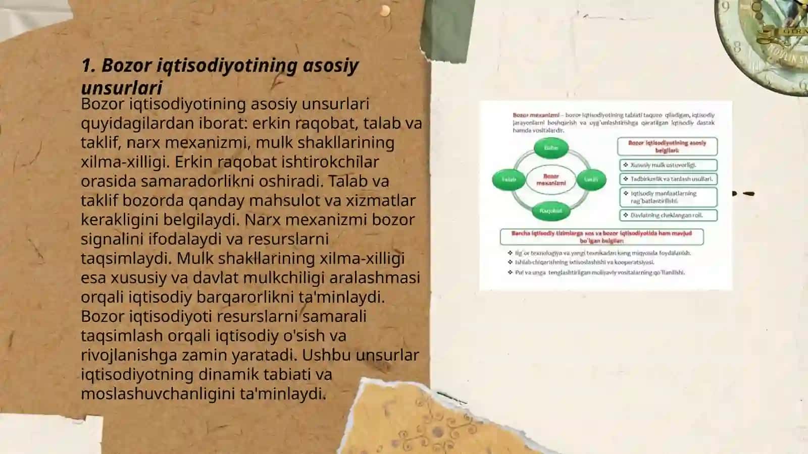 Bozor iqtisodiyotining mazmuni va amal qilishi 3
