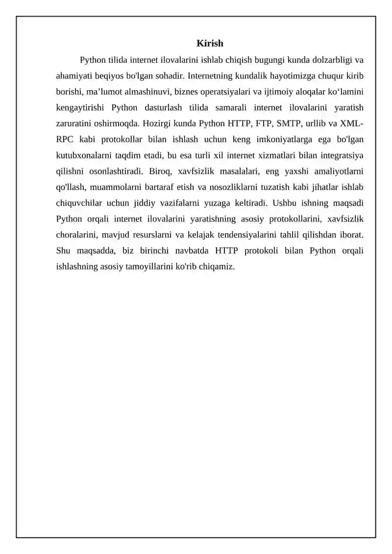 Pythonda internet ilovalar ishlab chiqish 3