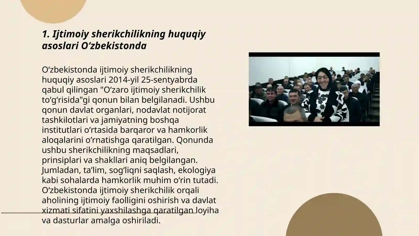 Ijtimoiy sherikchilik modelining rivojlanish xususiyatlari 3
