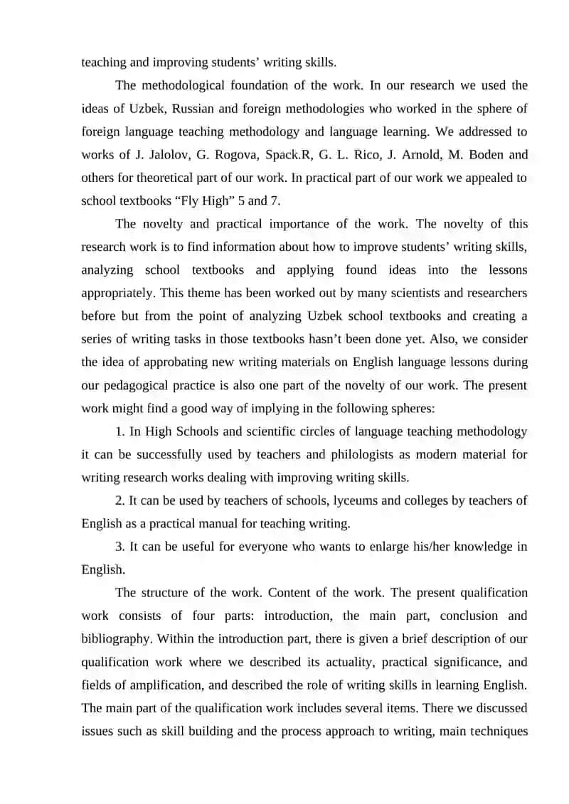 Teaching Writing Skills for Primary Schools 3