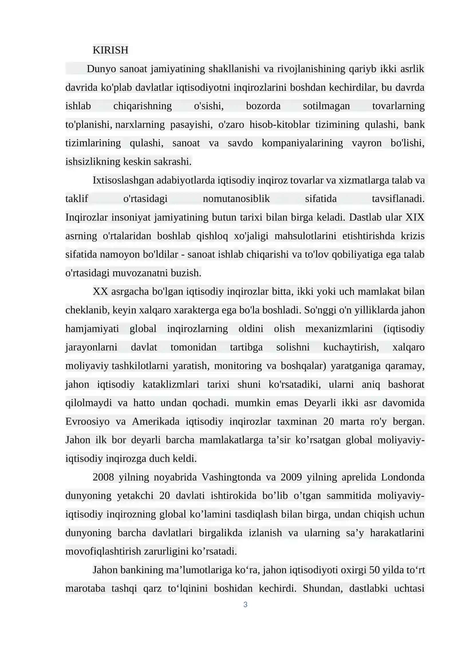 MIKROIQTISODIYOT. MAKROIQTISODIYOT KURS ISHI 3