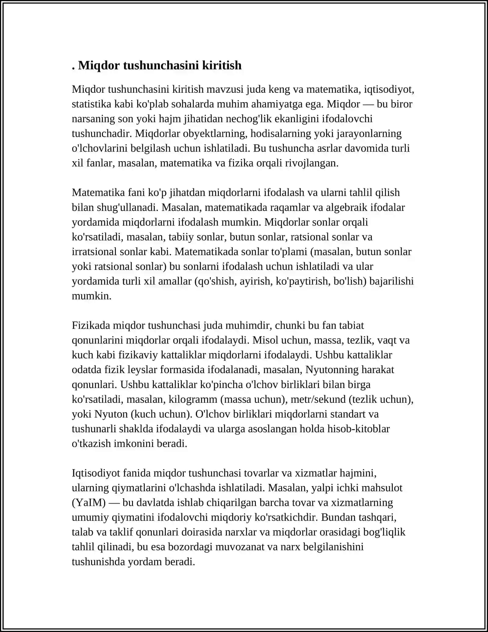 BOSHLANGʻICH SINFLARDA ASOSIY MIQDORLARNING NAZARIY ASOSLARINI OʻRGANISH METODIKASI 3