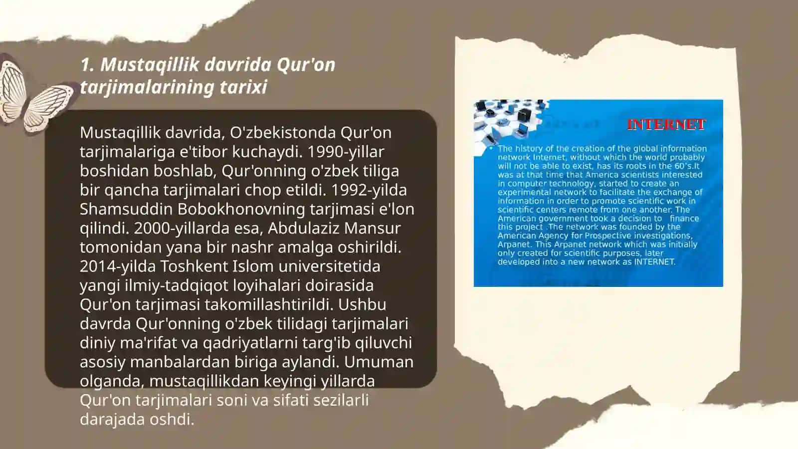 Mustaqillik yillarida Qur’onning o’zbek tiliga amalga oshirilgan tarjima va tafsirlari 3
