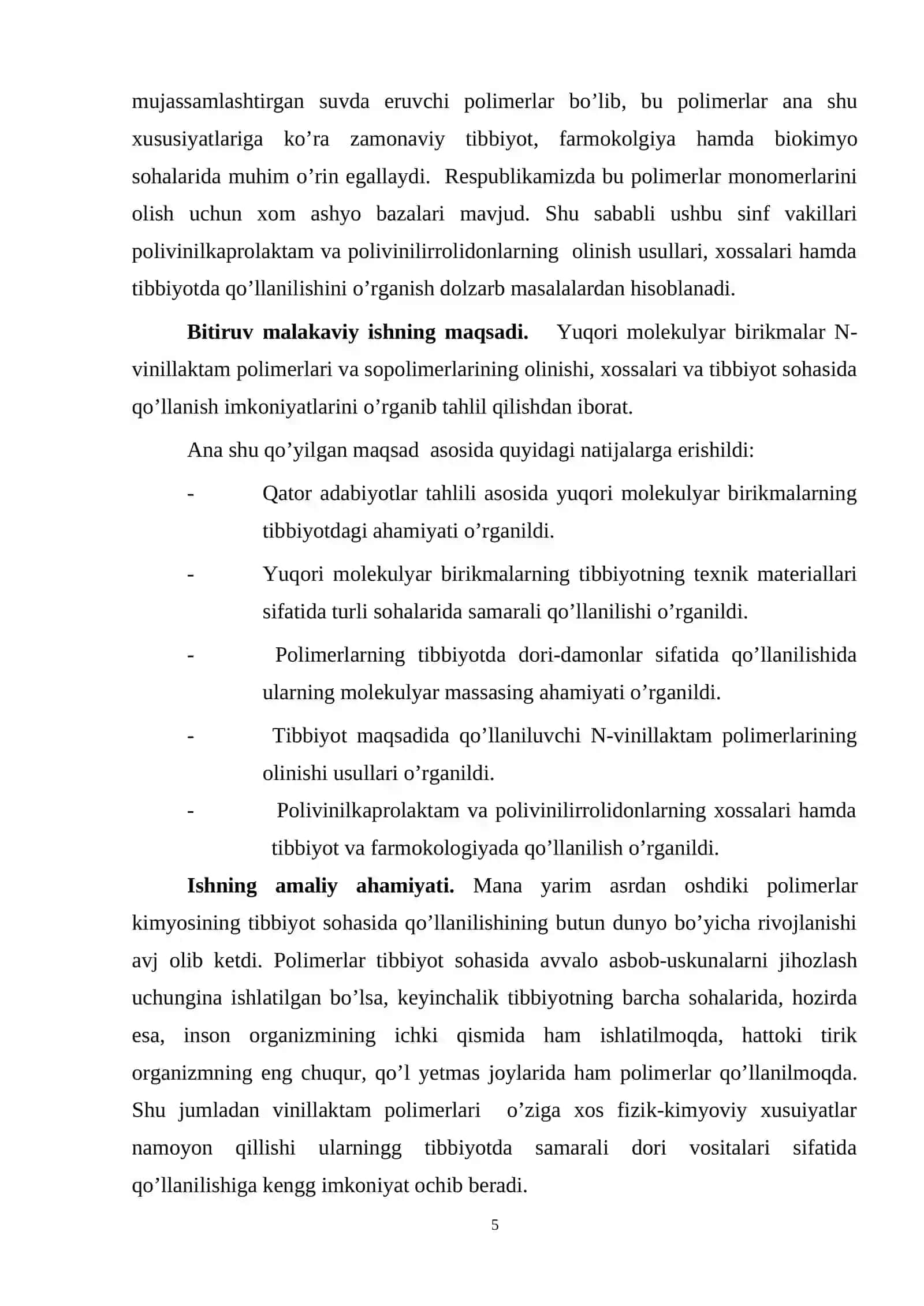 Vinillaktam polimerlari va ularni tibbiyotda qo’llanilishi 3
