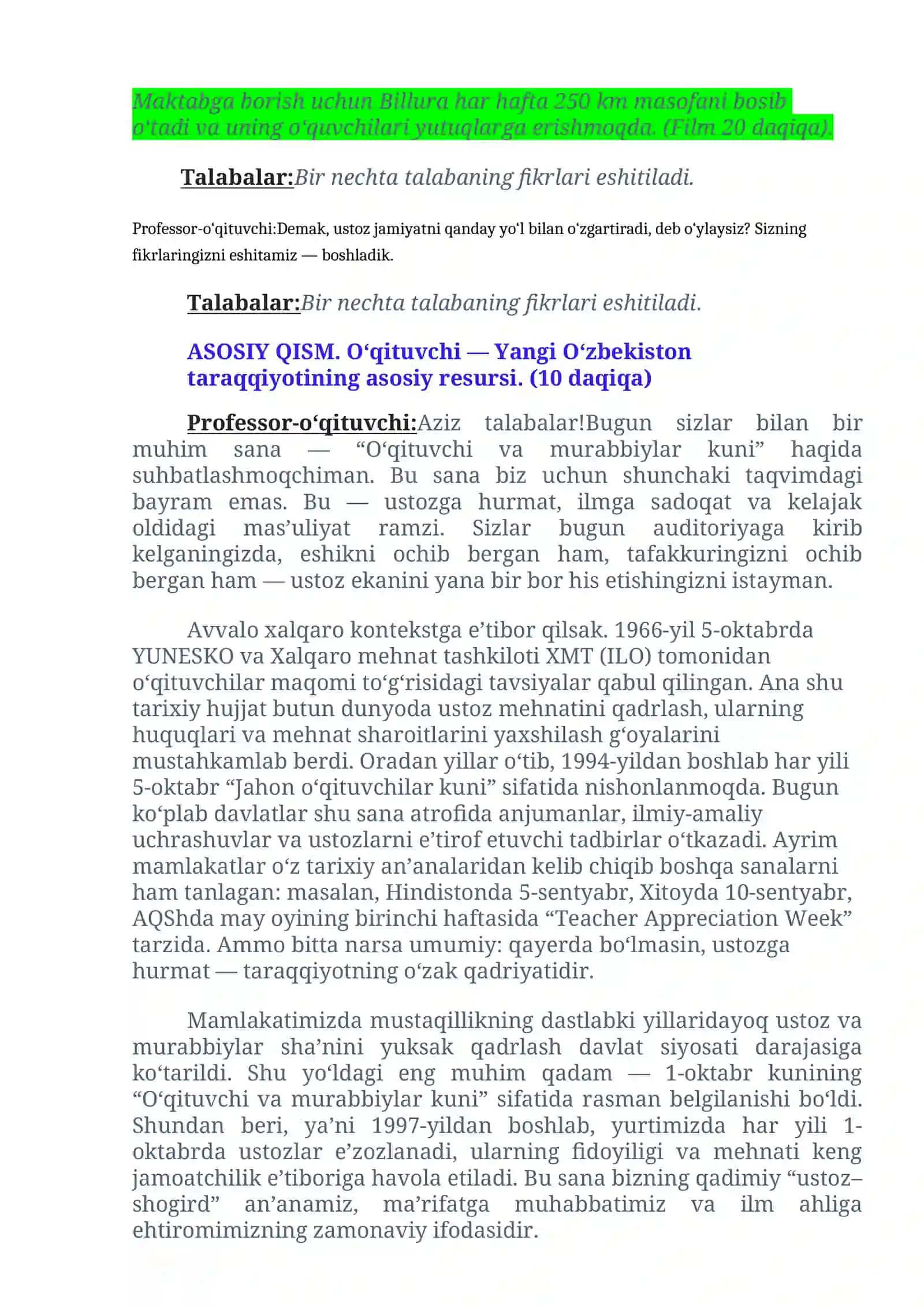 O'QITUVCHI VA MURABBIYLAR KUNI 3