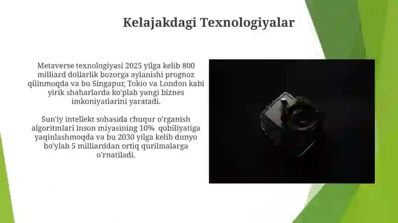 Kelajakdagi Texnologiyalar 3