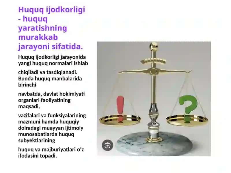 Huquq ijodkorligi 3