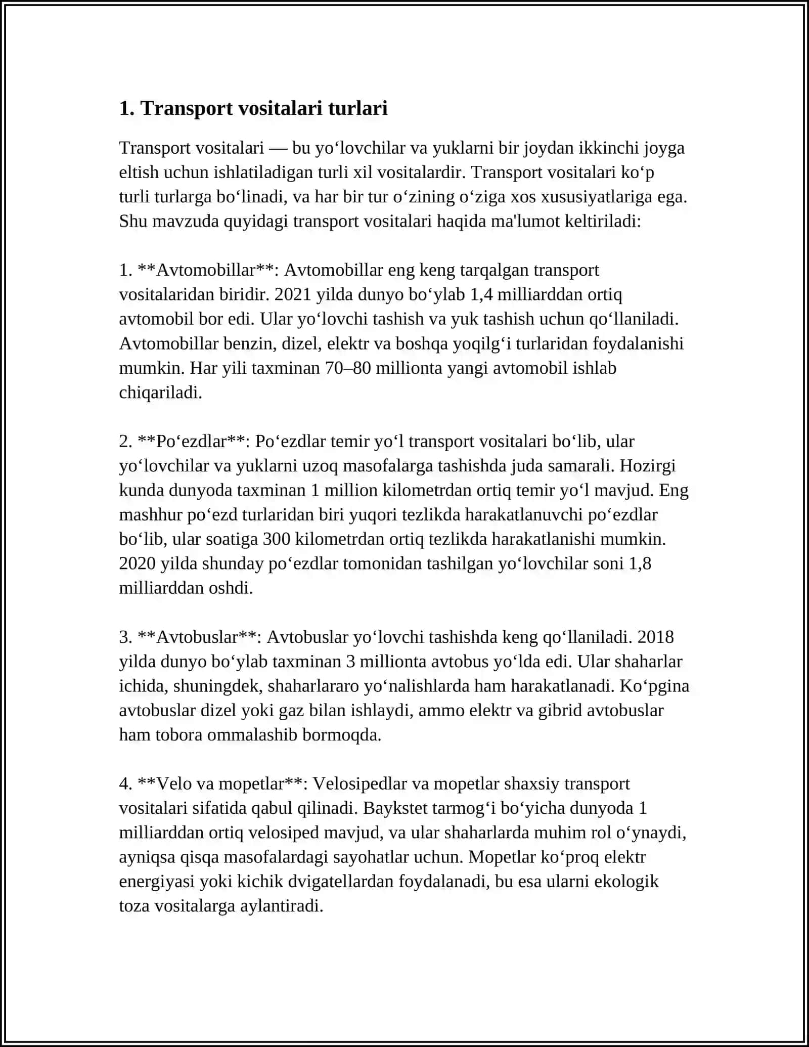 TA’MINOT ZANJIRIDA TRANSPORT VA TASHISH FAOLIYATI 3