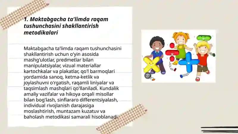 Arifmetik amallarni hisoblash metodikalari 3
