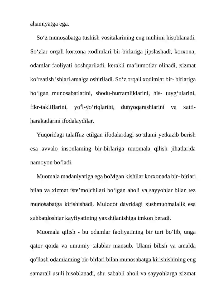 So‘zlashisbga qo‘yiladigan umumiy talablar 3