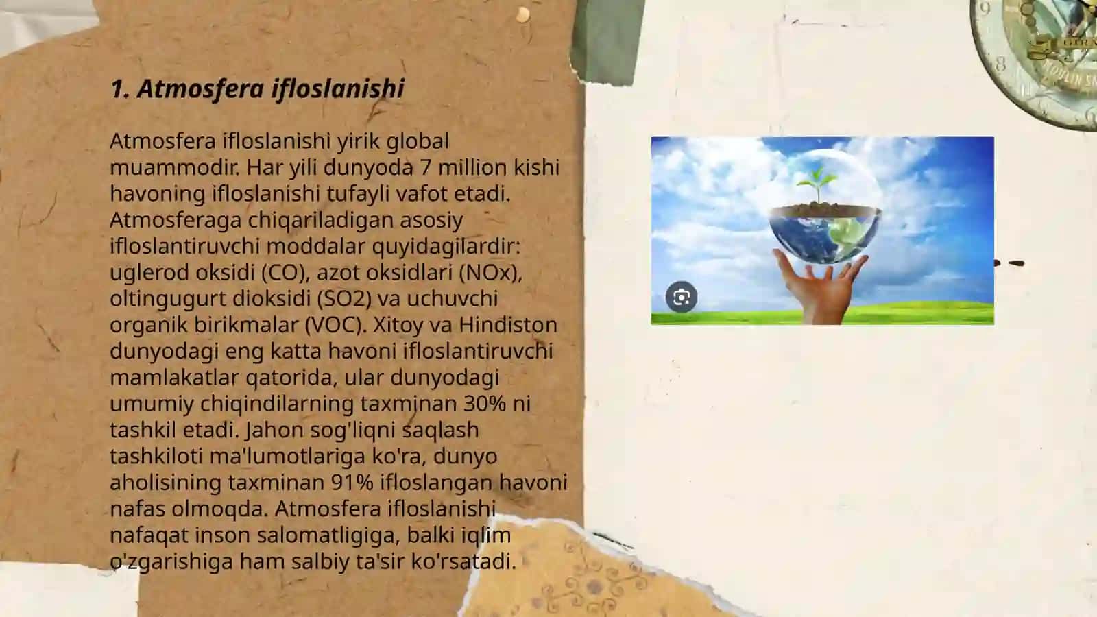 Ekologiya va tabiatni asrash 3