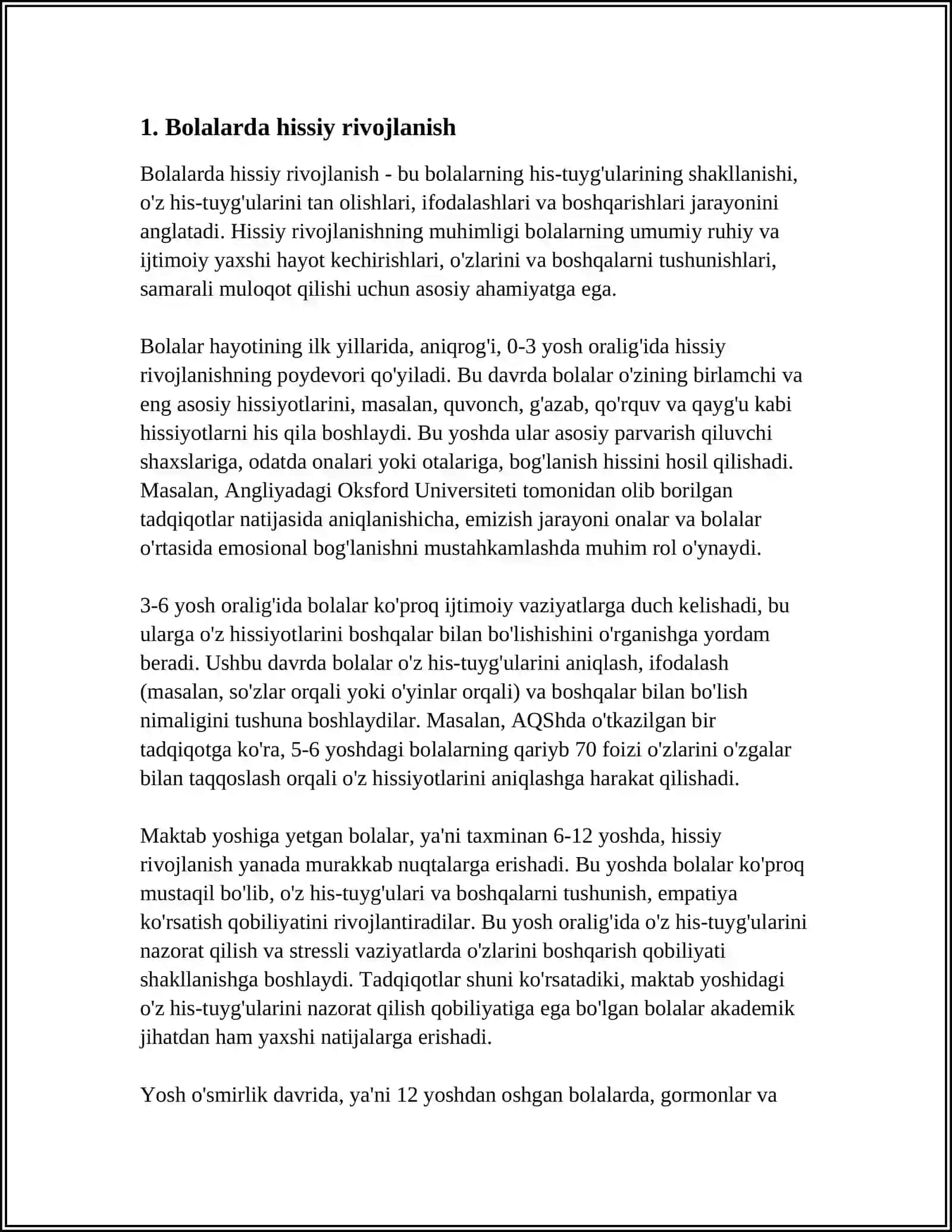 MAKTABGACHA BOLALARDA PSIXIK JARAYONI RIVOJLANISHI 3