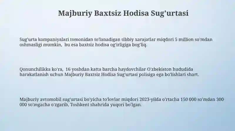 Majburiy Baxtsiz Hodisa Sug'urtasi 3