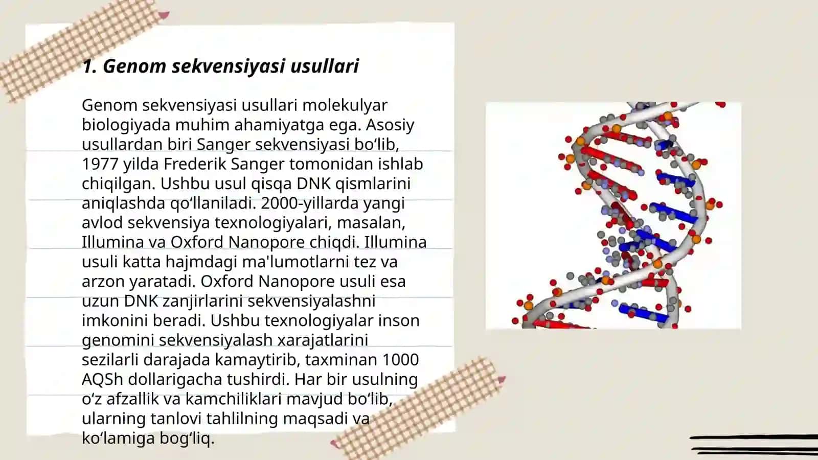 Genom sekvensiyasi usullari 3