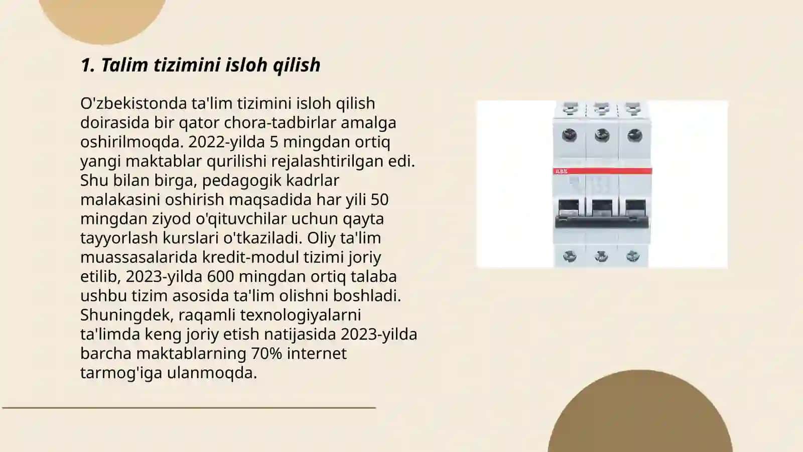 Talim tiźimi rivojlañgañ ďunyo mamlakatlari 3