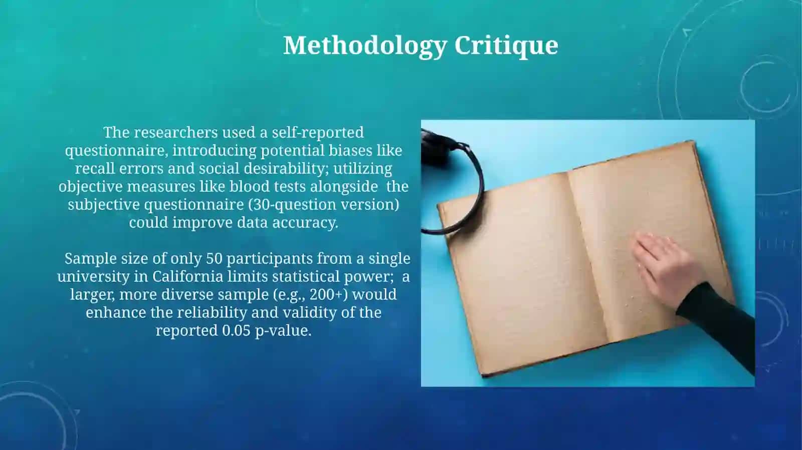 Critical review of science article 3