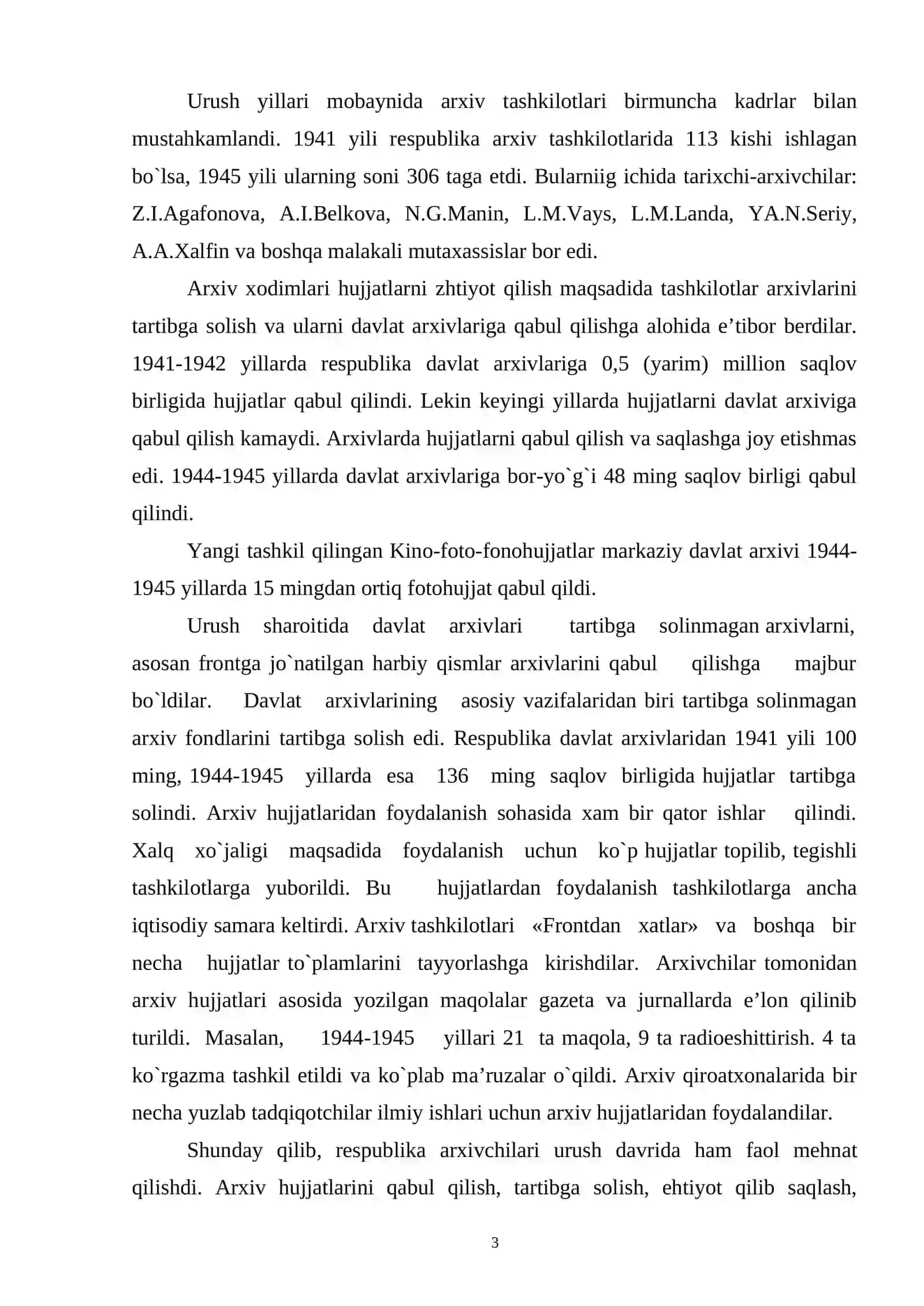 İkkinchi jahon urushi yillarida O`zbеkistоnda arхiv ishi 3