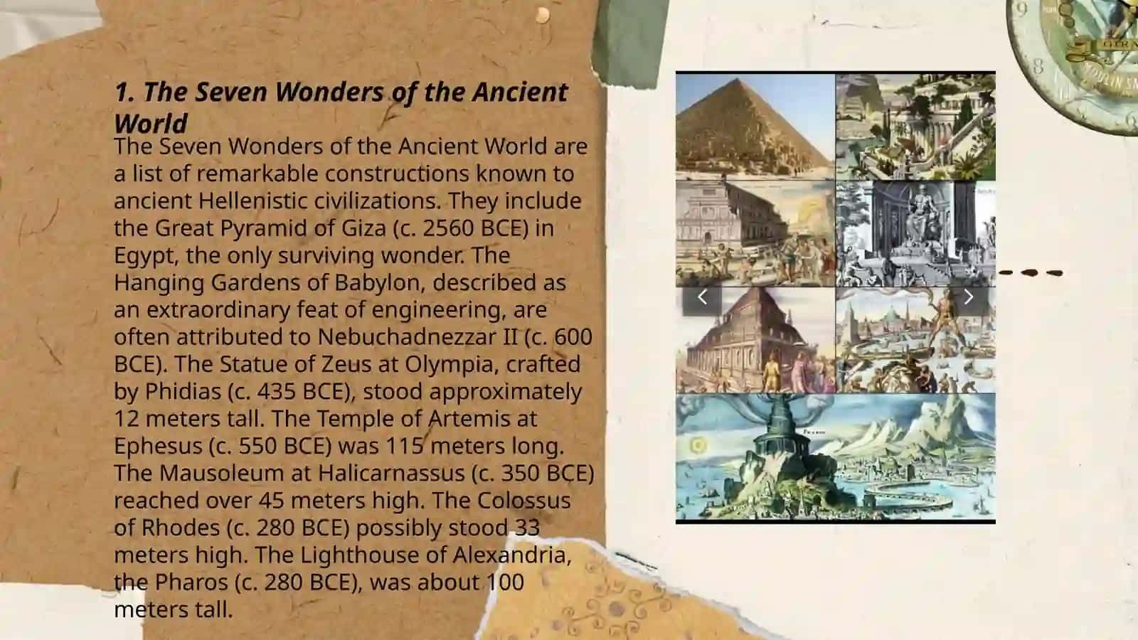 Seven wonders in the world 3