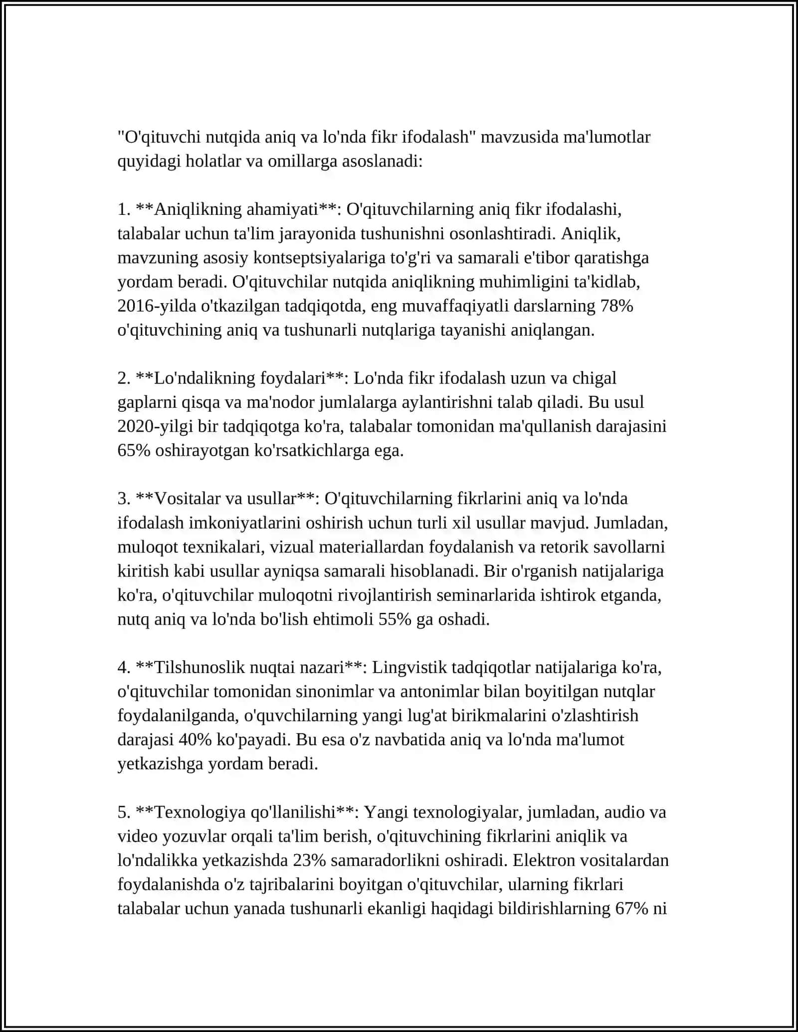 O'QOTUVCHI NUTQINING MANTIQIYLIGI VA GRAMATIK TO'G'RI TUZILISHI 3