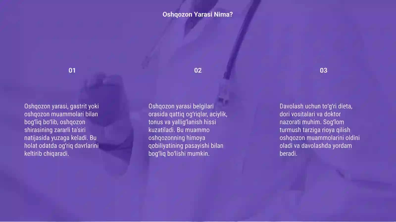 Oshqozon yarasi Gastrid 3